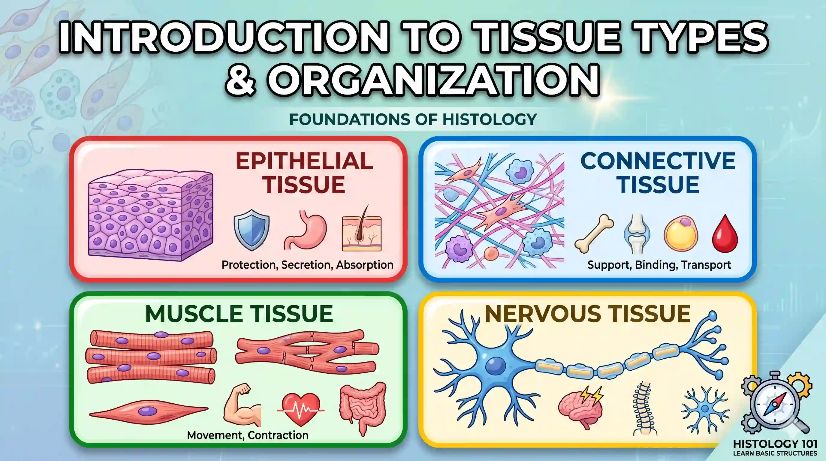 Introduction to Tissue Types & Organization